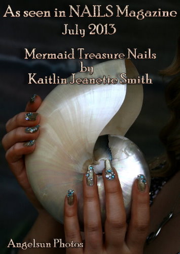 Mermaid Treasure Nails by Kaitlin Jeanette Smith